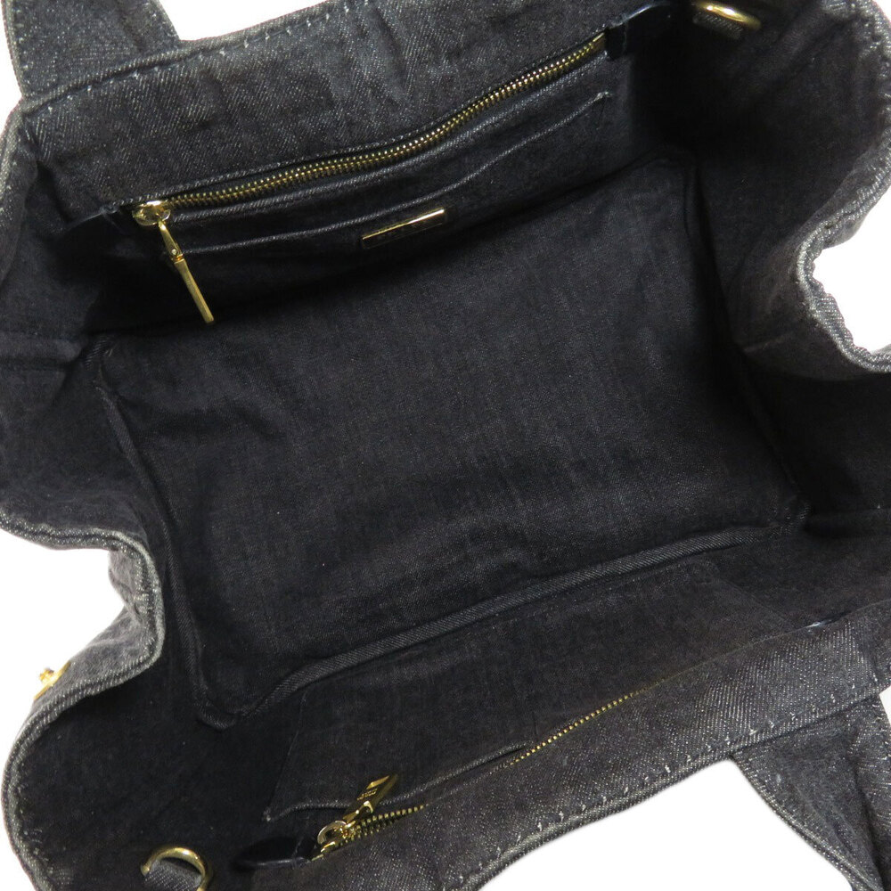 Prada Canapa Tote Bag Denim - Picture 5 of 11